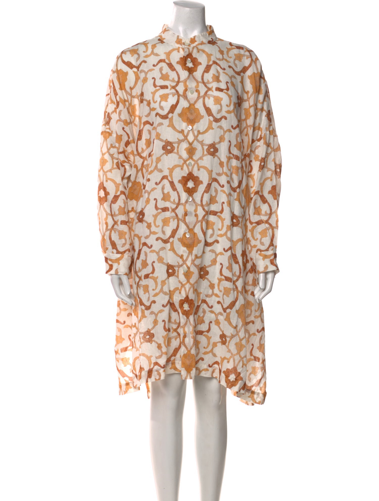 Eskandar Linen Knee-Length Dress