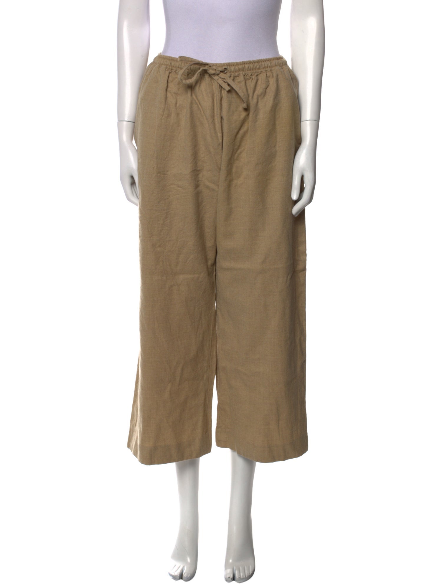 Eskandar Wool Wide Leg Pants