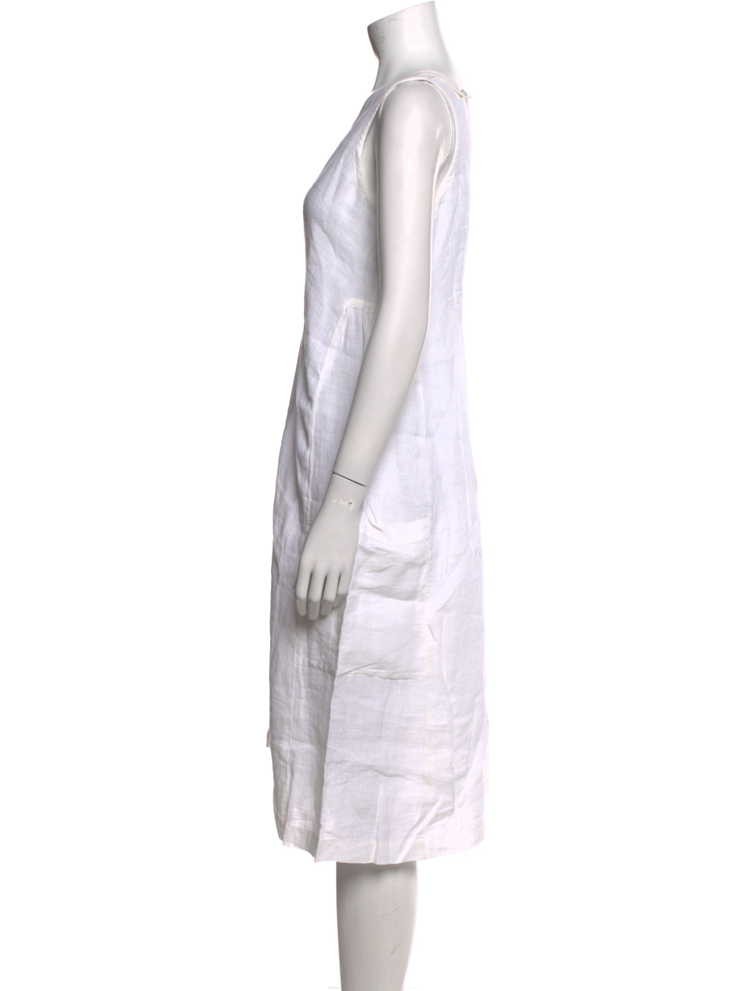 Eskandar Linen Knee-Length Dress