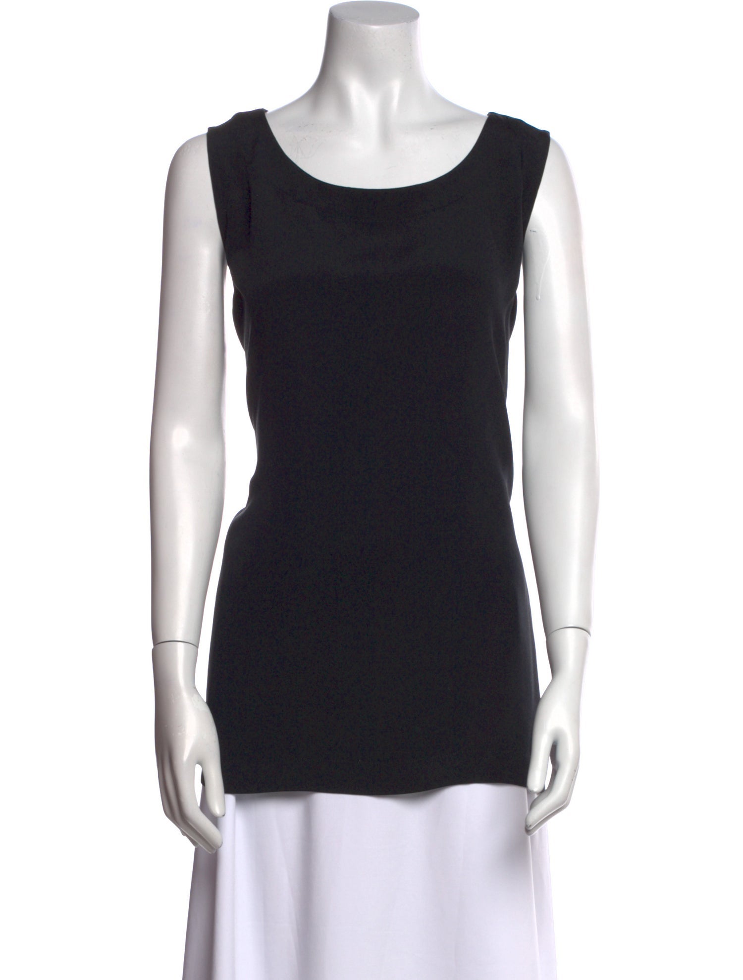 Eskandar Silk Scoop Neck Top