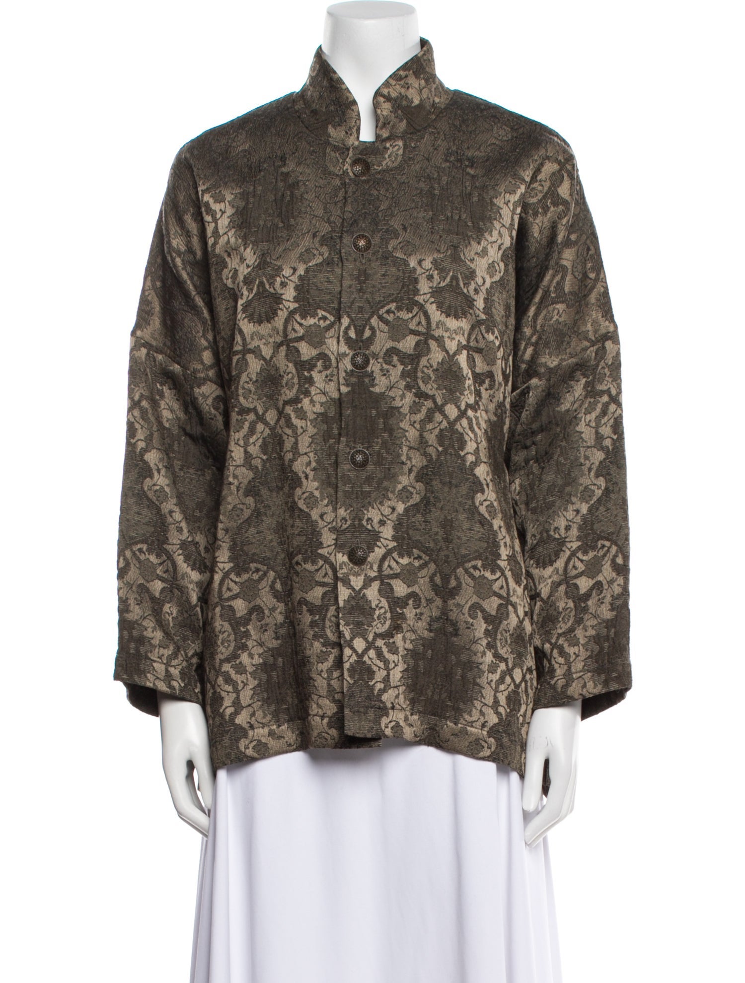 Eskandar Printed Evening Jacket