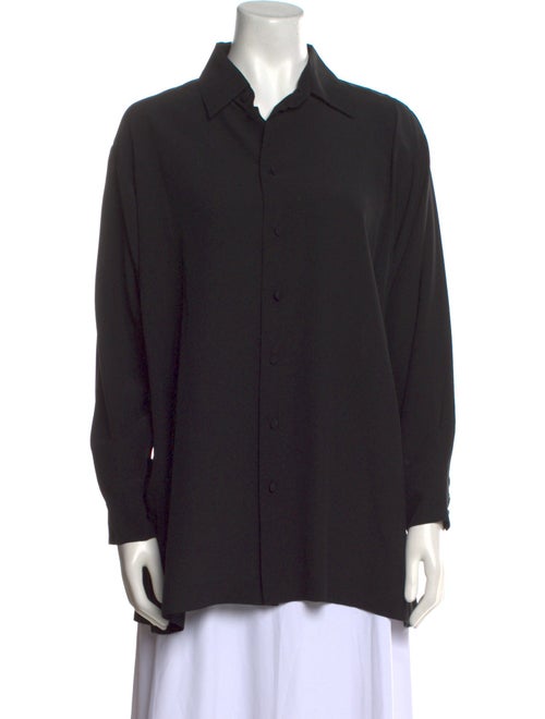 Eskandar Linen Long Sleeve Button-Up Top