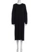 Eskandar Merino Wool Midi Length Dress