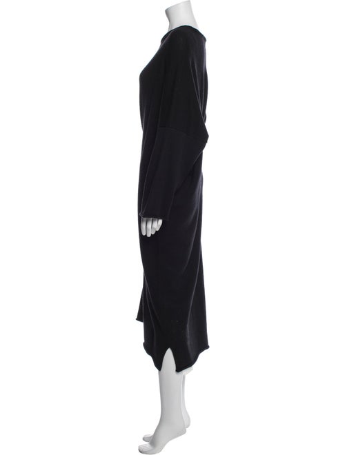 Eskandar Merino Wool Midi Length Dress