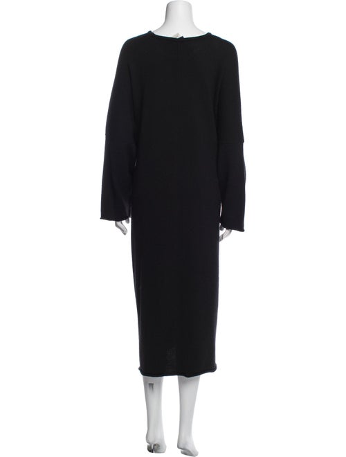 Eskandar Merino Wool Midi Length Dress