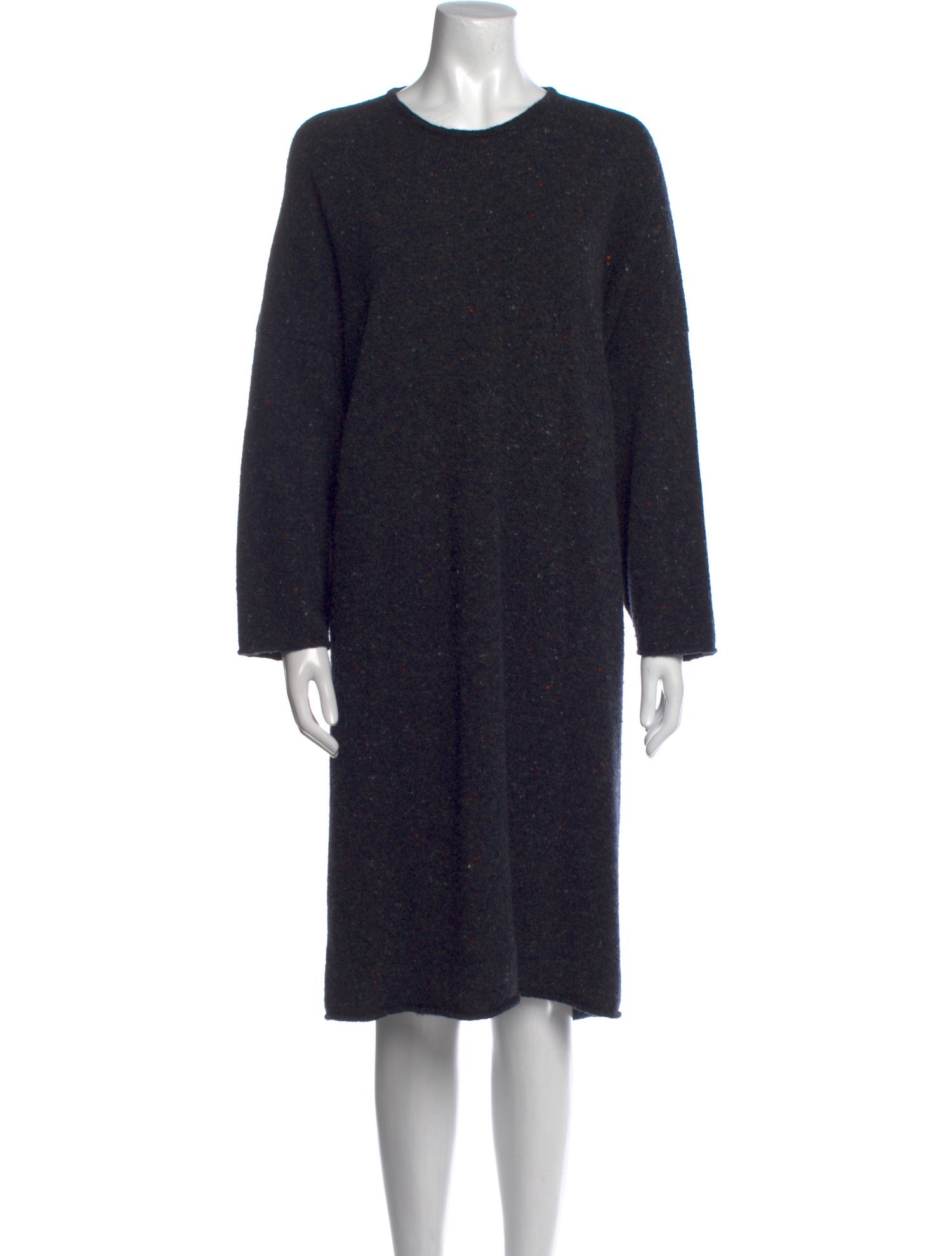 Eskandar Wool Knee-Length Dress