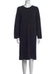 Eskandar Wool Knee-Length Dress