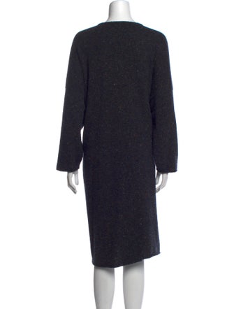 Eskandar Wool Knee-Length Dress