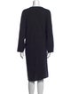 Eskandar Wool Knee-Length Dress