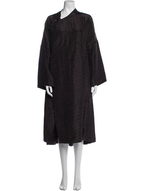 Eskandar Linen Faux Fur Coat