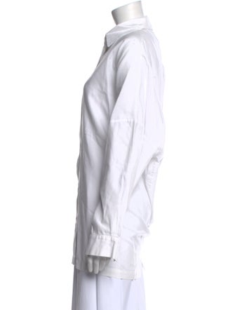 Eskandar Long Sleeve Button-Up Top