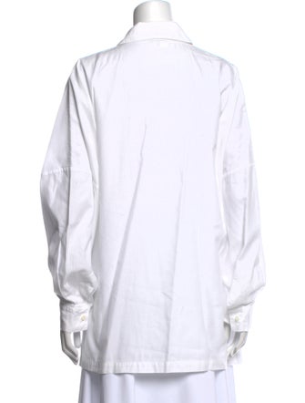 Eskandar Long Sleeve Button-Up Top