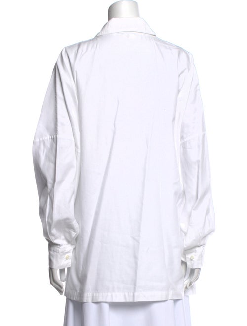 Eskandar Long Sleeve Button-Up Top
