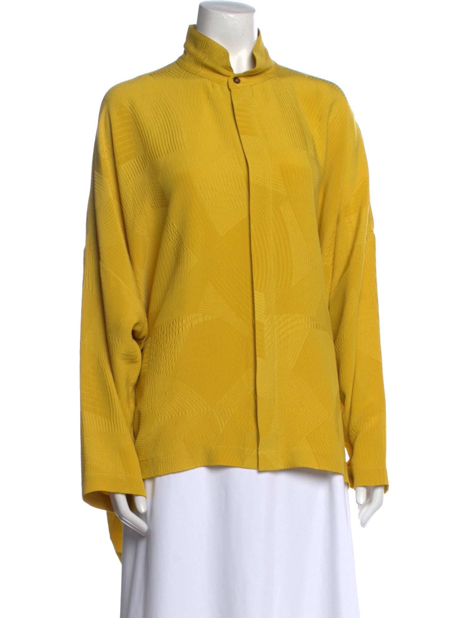 Eskandar Silk Mock Neck Sweatshirt