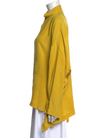 Eskandar Silk Mock Neck Sweatshirt