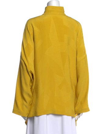 Eskandar Silk Mock Neck Sweatshirt
