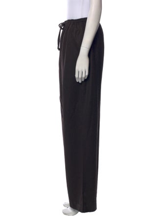 Eskandar Wool Straight Leg Pants