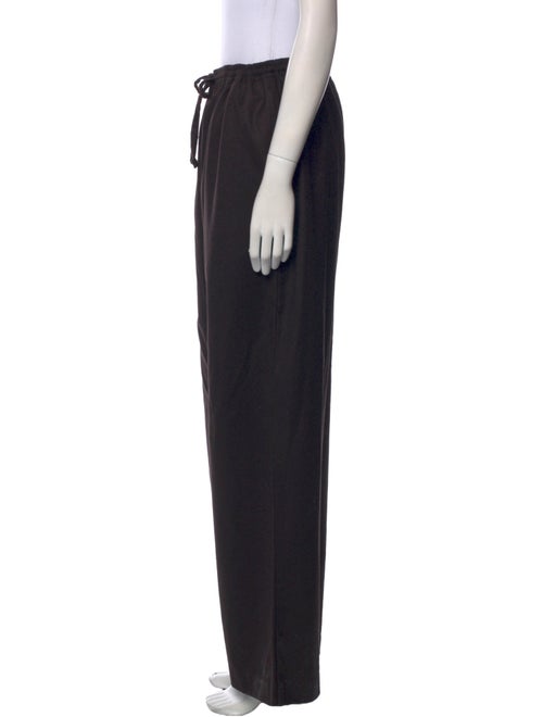 Eskandar Wool Straight Leg Pants