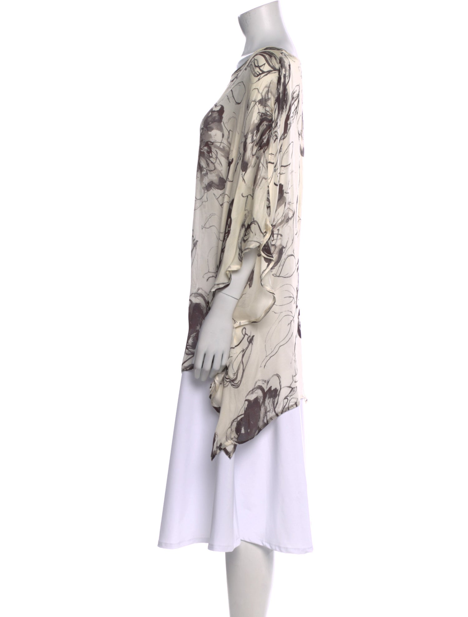 Eskandar Silk Printed Tunic