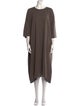 Eskandar Cashmere Midi Length Dress