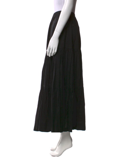 Eskandar Linen Midi Length Skirt