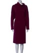 Eskandar Cowl Neck Knee-Length Dress