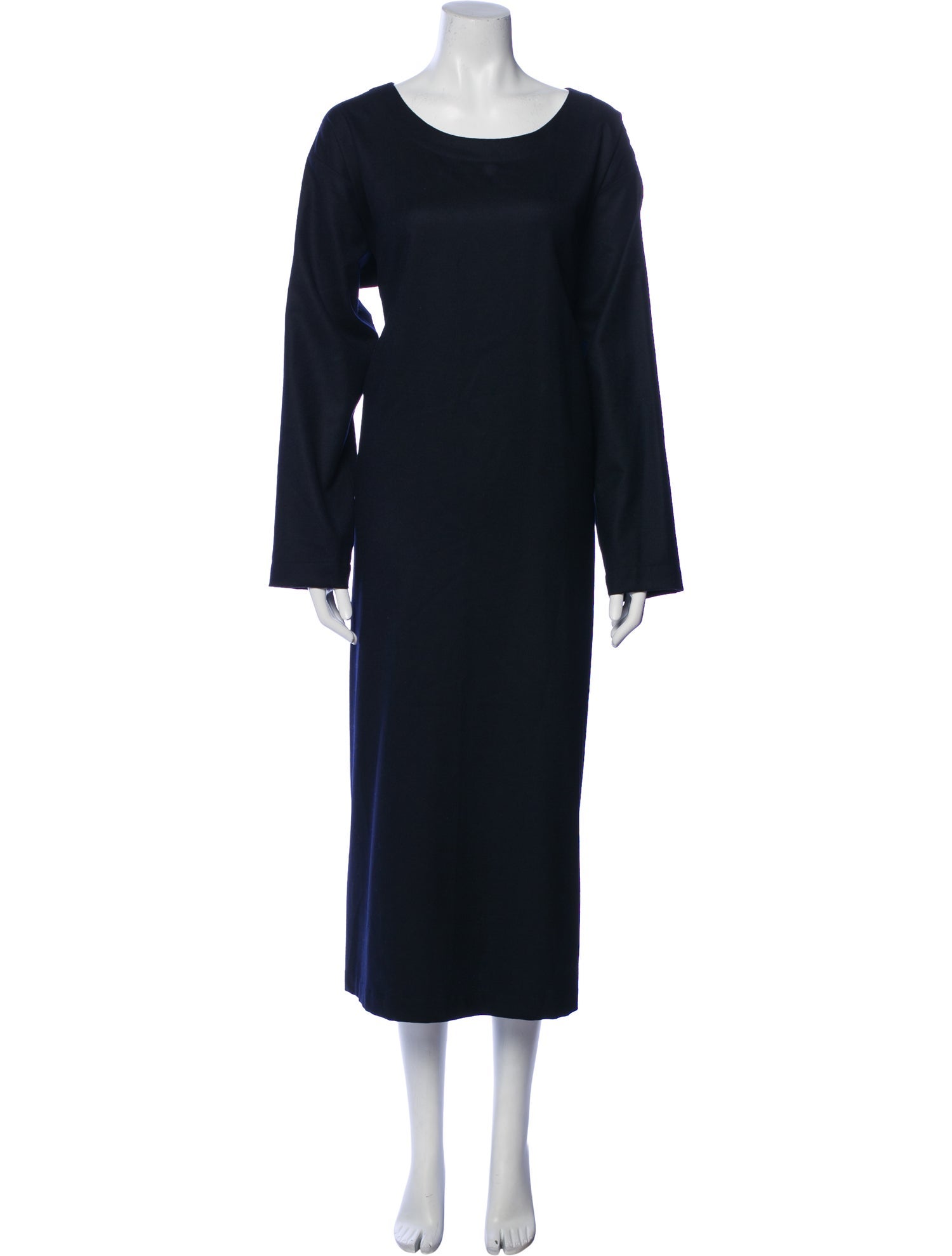 Eskandar Wool Long Dress