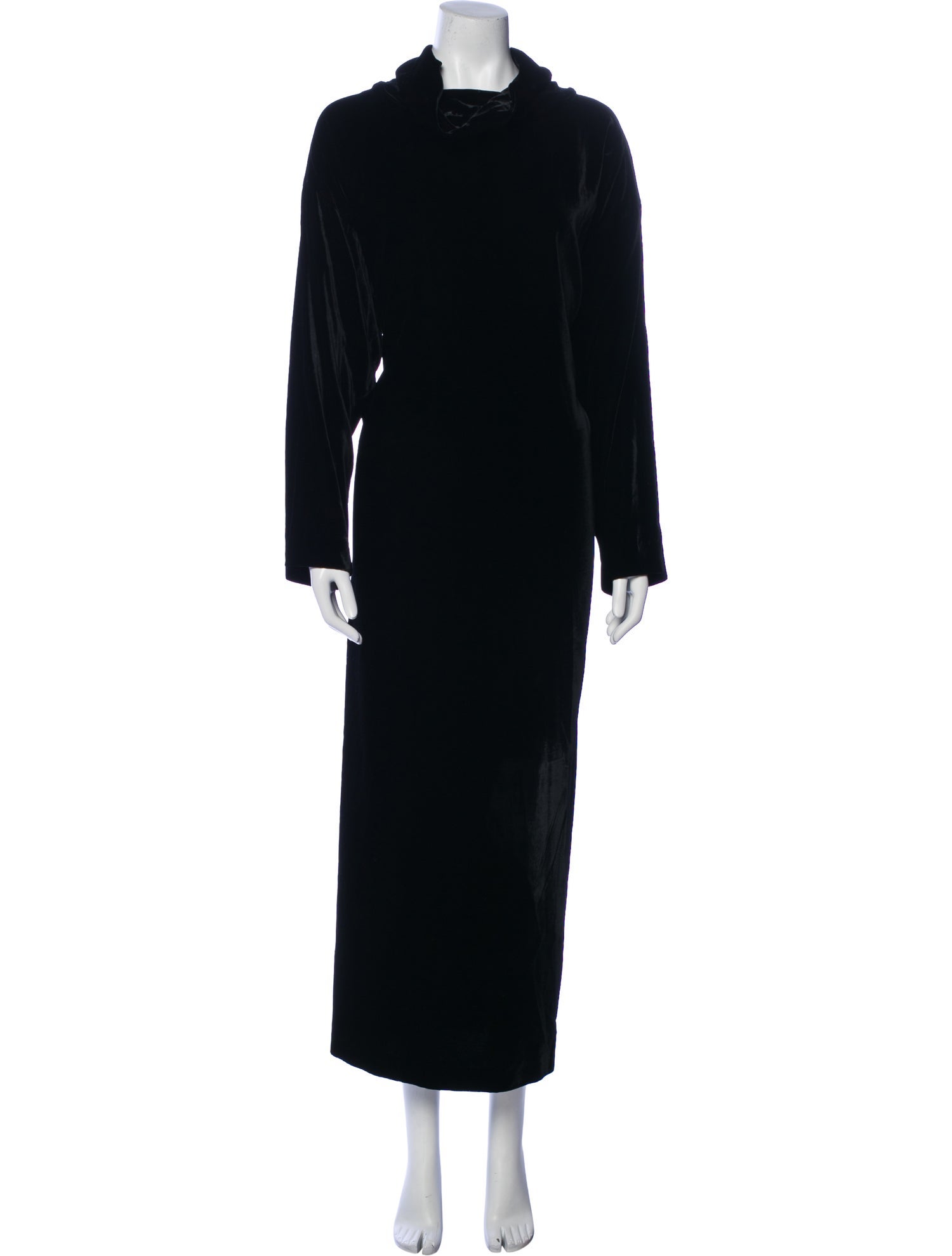 Eskandar Turtleneck Long Dress