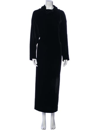 Eskandar Turtleneck Long Dress