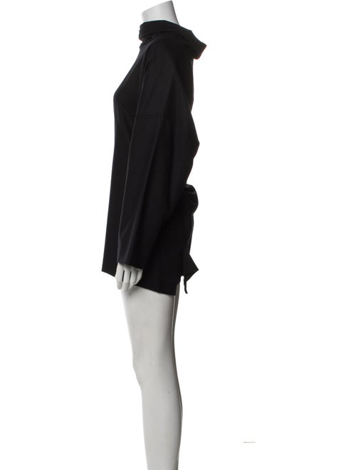 Eskandar Wool Mock Neck Tunic