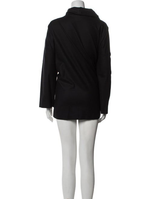 Eskandar Wool Mock Neck Tunic