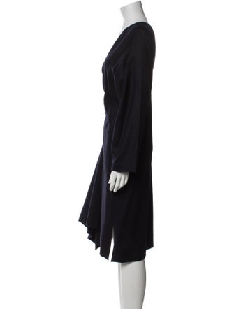 Eskandar Wool Knee-Length Dress