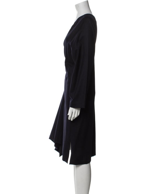Eskandar Wool Knee-Length Dress