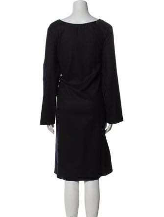 Eskandar Wool Knee-Length Dress