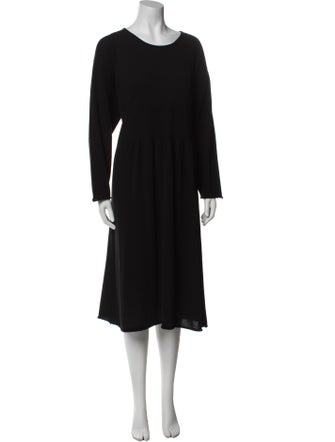 Eskandar Cashmere Midi Length Dress