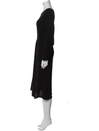 Eskandar Cashmere Midi Length Dress