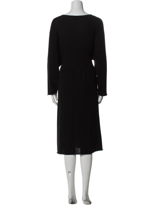 Eskandar Cashmere Midi Length Dress
