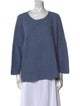 Eskandar Linen Scoop Neck Sweater