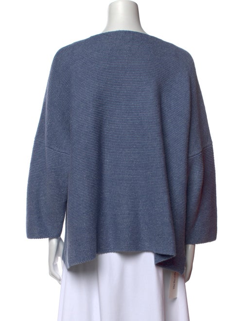 Eskandar Linen Scoop Neck Sweater
