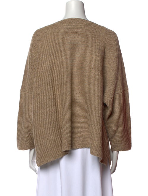 Eskandar Linen Scoop Neck Sweater