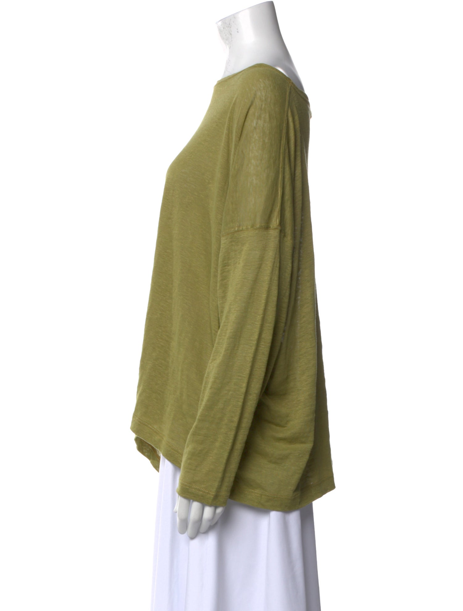 Eskandar Linen Bateau Neckline Top w/ Tags