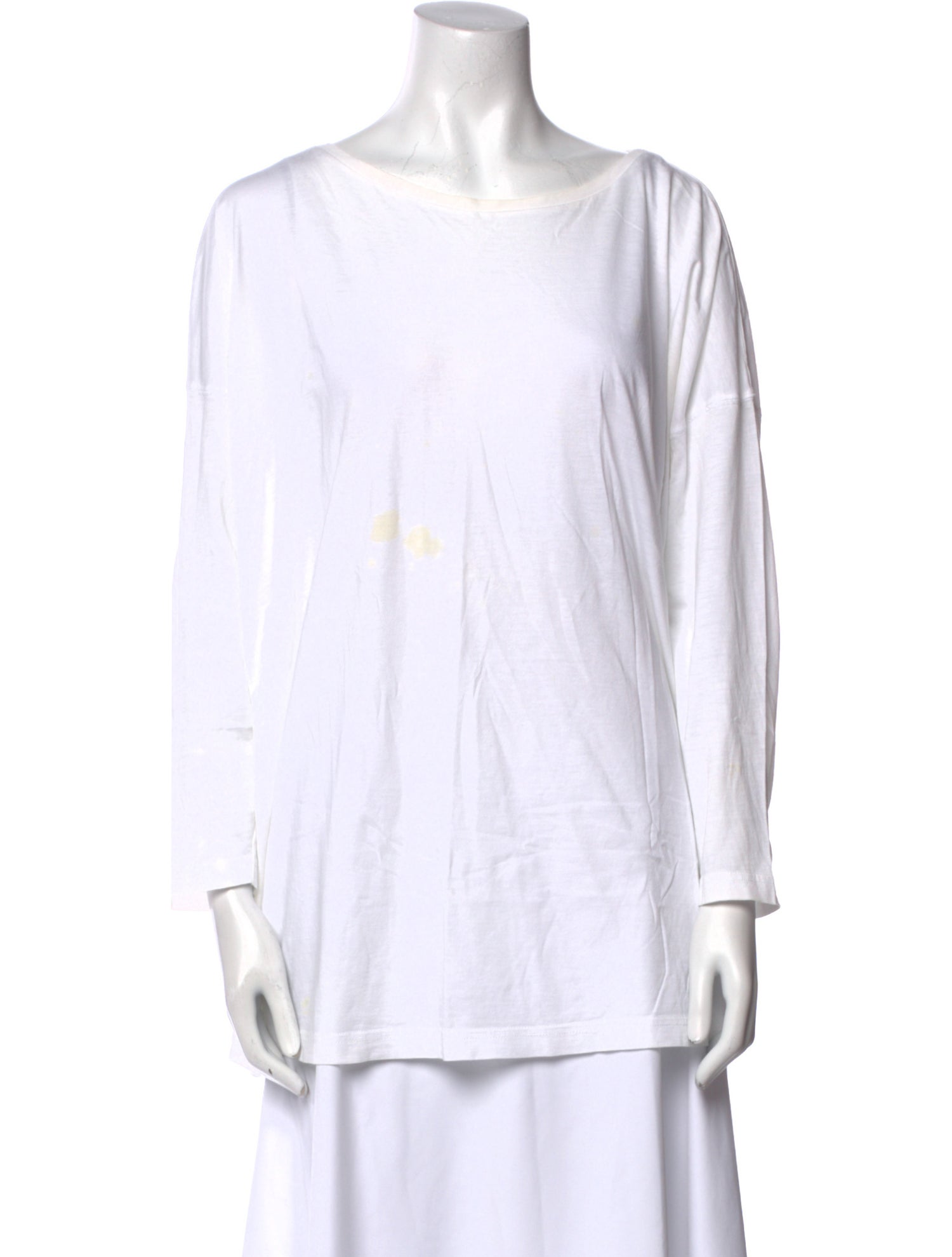 Eskandar Bateau Neckline Three-Quarter Sleeve Tunic