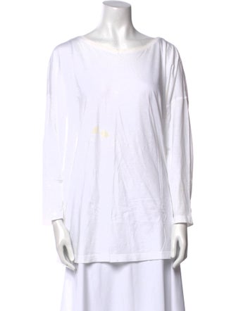 Eskandar Bateau Neckline Three-Quarter Sleeve Tunic