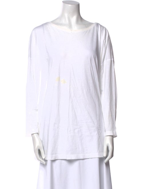 Eskandar Bateau Neckline Three-Quarter Sleeve Tunic