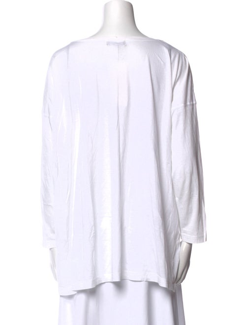 Eskandar Bateau Neckline Three-Quarter Sleeve Tunic