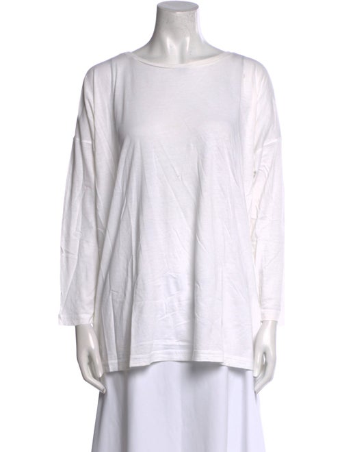 Eskandar Bateau Neckline Long Sleeve Tunic