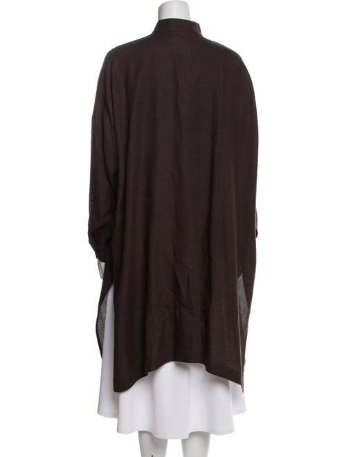 Eskandar Linen Mock Neck Tunic