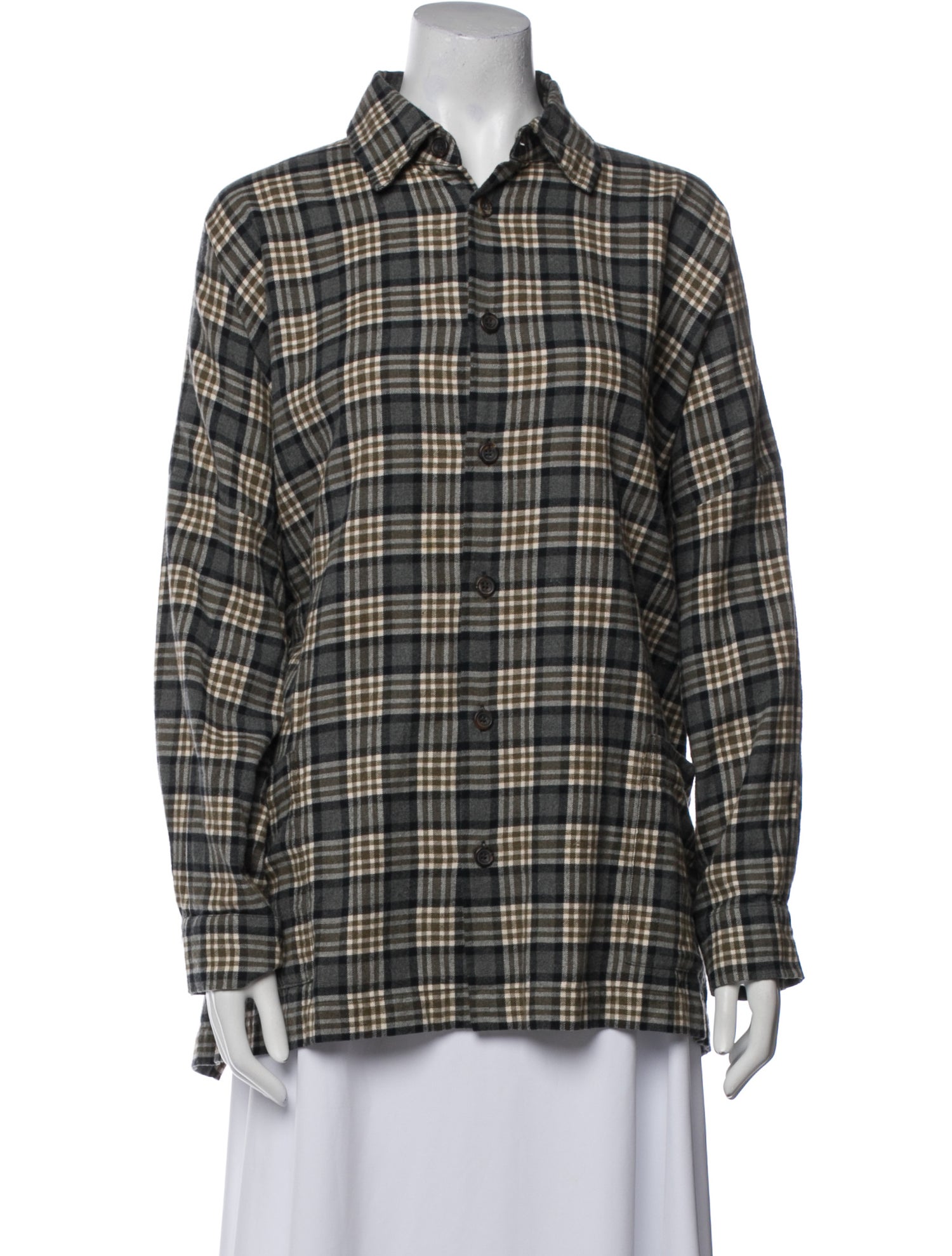 Eskandar Plaid Print Blazer