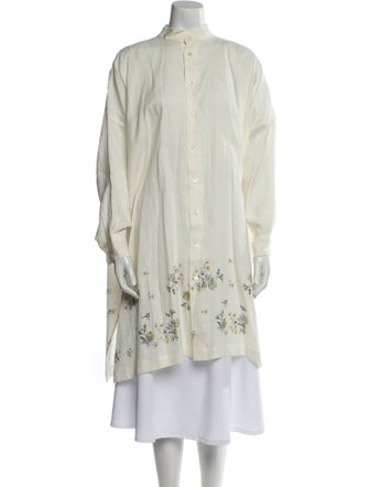 Eskandar Mock Neck Long Sleeve Tunic