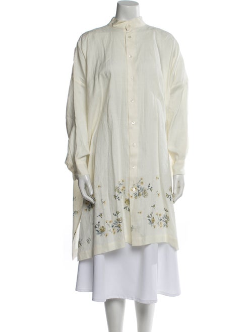 Eskandar Mock Neck Long Sleeve Tunic